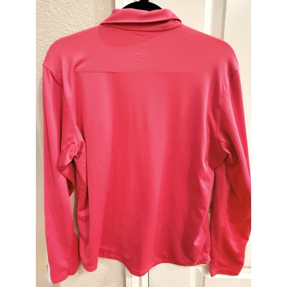 San Soleil Shirt Womens Size Large 1/4 Zip Pullover UPF 50 Sun Pink Lightweight - Picture 4 of 5